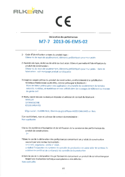 DOP ALKERN MLX - TALLARD_Murs soutenement M7-7