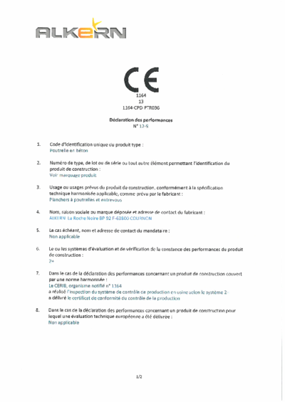 DOP - Poutrelles - Usine Cournon