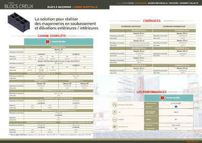 Documentation Blocs creux