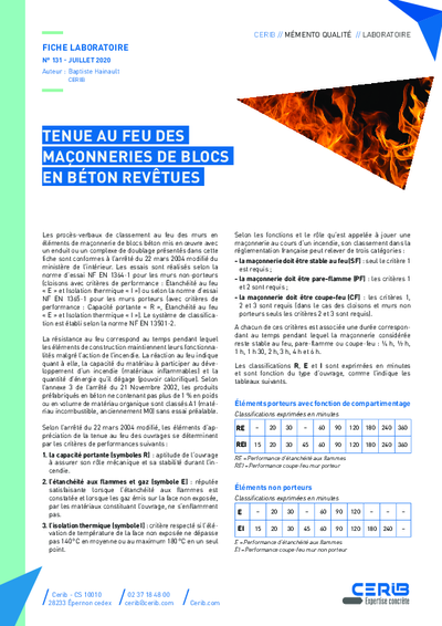 Fiche 131 Cerib