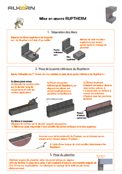 Fiche mise en oeuvre Ruptherm