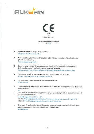DOP - Entrevous- Usine Cournon