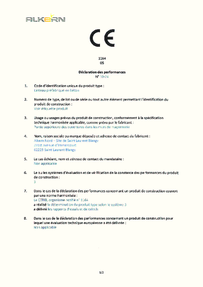 DOP - Eléments de structure - St Laurent Blangy